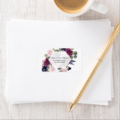 Charm Lavendel Paarse Bloemige Bloeiende Trouw Etiket (Insitu)