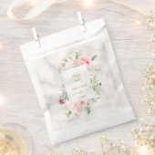 Charm Lentewaterverf Paarse Pioenrozen Bloeiende T Bedankzakje (Geknipt)