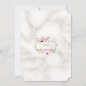 Charm Lentewaterverf Paeoniën Sweet Sixteen Kaart (Achterkant)