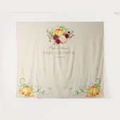 Charm Little Pumpkin Thanksgiving Baby Shower Wandkleed (Voorkant (horizontaal))