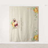 Charm Little Pumpkin Thanksgiving Baby Shower Wandkleed (Voorkant)