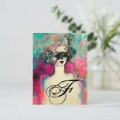 CHARM MONOGRAM BRIEFKAART (Staand voorkant)