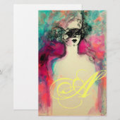 CHARM MONOGRAM BRIEFPAPIER (Voorkant / Achterkant)