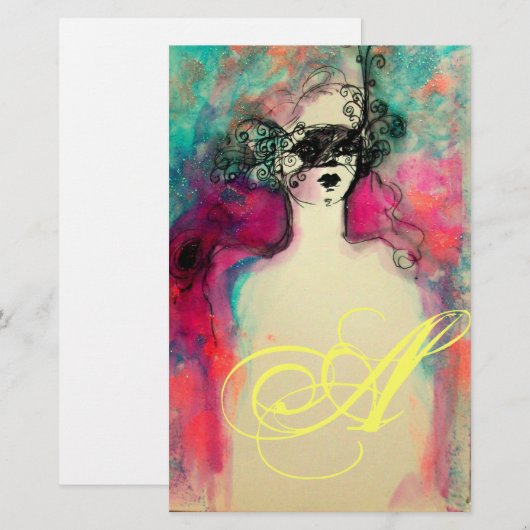 CHARM MONOGRAM BRIEFPAPIER (Voorkant / Achterkant)