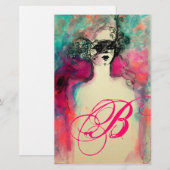 CHARM MONOGRAM BRIEFPAPIER (Voorkant / Achterkant)