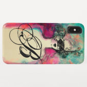 CHARM MONOGRAM Case-Mate iPhone CASE (Achterkant (horizontaal))
