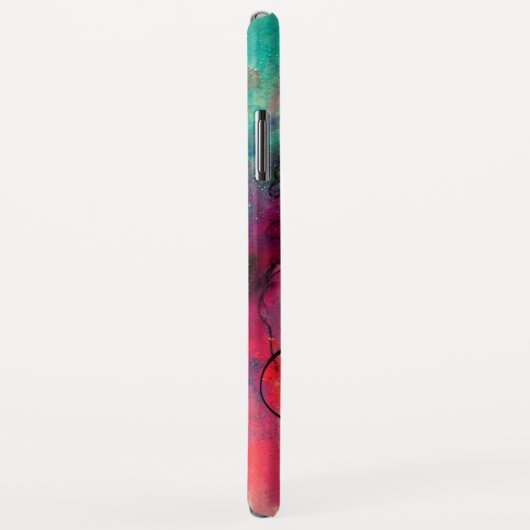 CHARM MONOGRAM Case-Mate iPhone CASE (Achterkant/rechts)