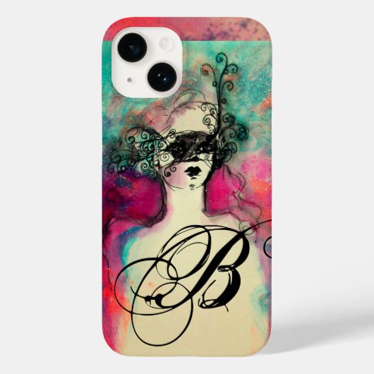 CHARM MONOGRAM Case-Mate iPhone CASE (Achterkant)