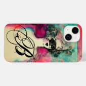 CHARM MONOGRAM Case-Mate iPhone CASE (Achterkant (horizontaal))