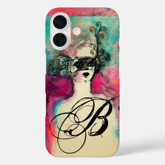 CHARM MONOGRAM Case-Mate iPhone CASE (Achterkant)