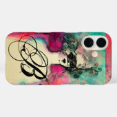 CHARM MONOGRAM Case-Mate iPhone CASE (Achterkant (horizontaal))