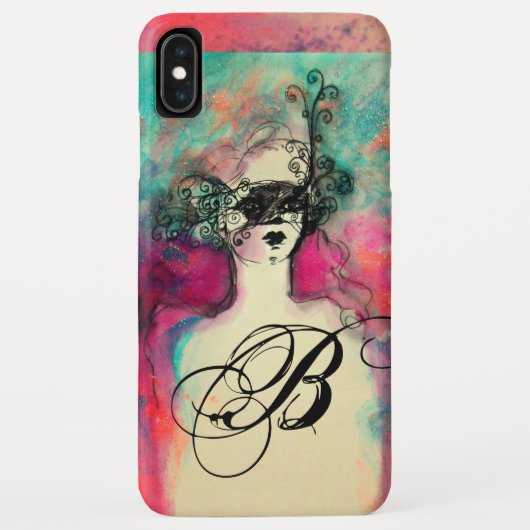 CHARM MONOGRAM Case-Mate iPhone CASE (Achterkant)