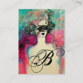 CHARM MONOGRAM Eggshell Visitekaartje (Achterkant)