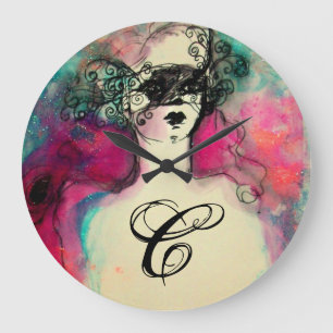 CHARM MONOGRAM GROTE KLOK