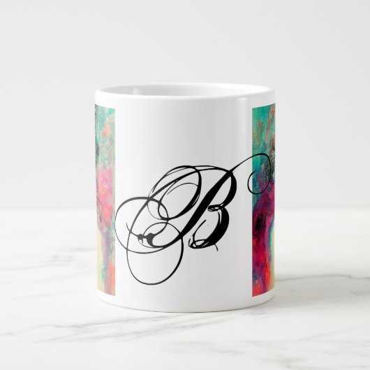 CHARM MONOGRAM GROTE KOFFIEKOP (Voorkant)