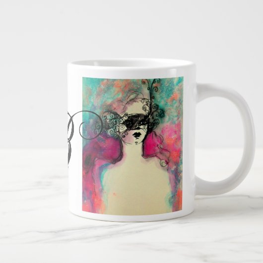 CHARM MONOGRAM GROTE KOFFIEKOP (Rechts)