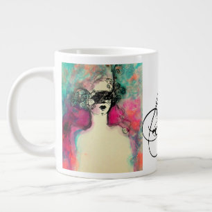 CHARM MONOGRAM GROTE KOFFIEKOP