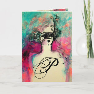 CHARM MONOGRAM / Happy Birthday Kaart