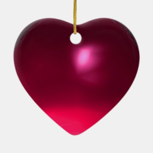 CHARM MONOGRAM, hart Keramisch Ornament (Achterkant)