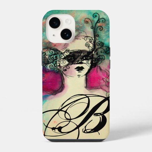 CHARM MONOGRAM iPhone HOESJE (Achterkant)