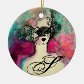 CHARM MONOGRAM KERAMISCH ORNAMENT (Voorkant)