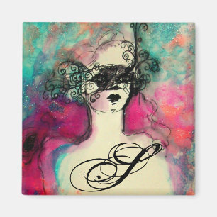 CHARM MONOGRAM MAGNEET