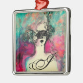 CHARM MONOGRAM METALEN ORNAMENT (Links)