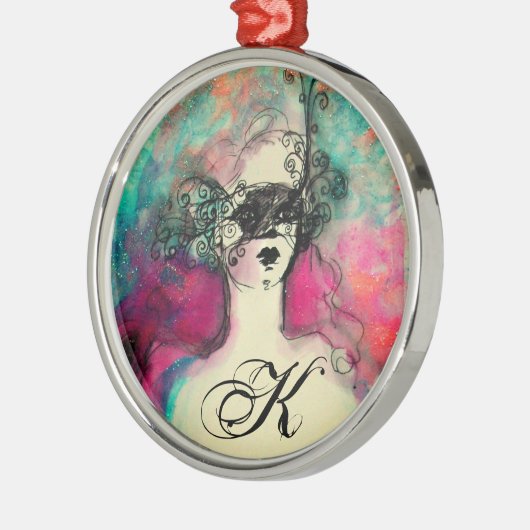 CHARM MONOGRAM METALEN ORNAMENT (Links)