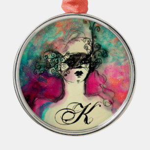 CHARM MONOGRAM METALEN ORNAMENT
