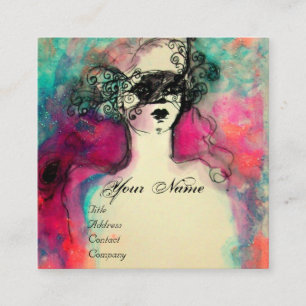 CHARM MONOGRAM/Mysterious Beauty Vierkante Visitekaartje