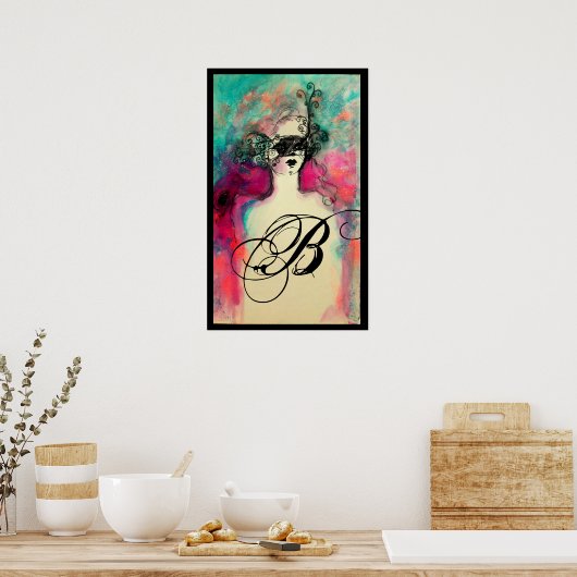 CHARM MONOGRAM POSTER (Keuken)