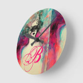 CHARM MONOGRAM RONDE KLOK (Hoek)