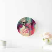 CHARM MONOGRAM RONDE KLOK (Huis)