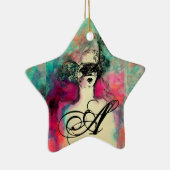 CHARM MONOGRAM, ster Keramisch Ornament (Rechts)