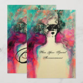 CHARM MONOGRAM , Sweet 16 Masquerade Party (Voorkant / Achterkant)