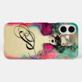CHARM/MYSTERIEUZE BEAUTY MONOGRAM Case-Mate iPhone CASE (Achterkant (horizontaal))