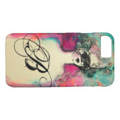 CHARM/MYSTERIEUZE BEAUTY MONOGRAM Case-Mate iPhone CASE (Achterkant (Horizontaal))