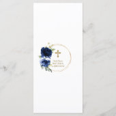 Charm Navy Blue Floral 1 september 2010 Menu (Achterkant)