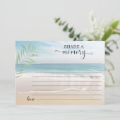 Charm Ocean Beach View Herinnering Aanwezigheid  Aankondiging (Staand voorkant)