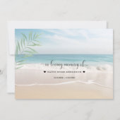 Charm Ocean Beach View Herinnering Aanwezigheid  Aankondiging (Achterkant)