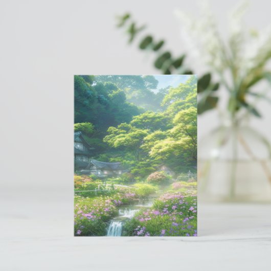 Charm of Summer Briefkaart (Staand voorkant)