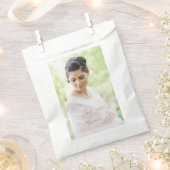 Charm Photo Baby shower Roos Gold Hartelijk dank Bedankzakje (Geknipt)