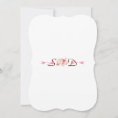 Charm Pink Blush Bloemgewei WE NOG STEEDS DOEN Kaart (Achterkant)