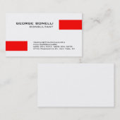Charm Red Stripes White Consultant Visitekaartje (Voorkant / Achterkant)