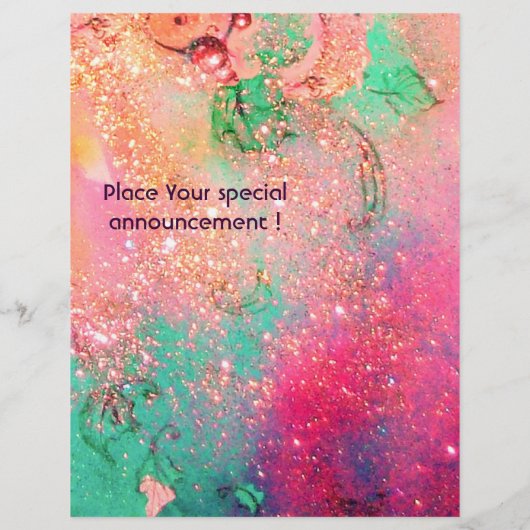 CHARM/Roze goudm Flyer (Achterkant)