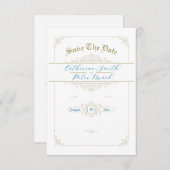  Charm Save the Date Kaart (Voorkant / Achterkant)