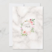 Charm Spring Garden Bloem Bloei Oefen Diner Kaart (Achterkant)