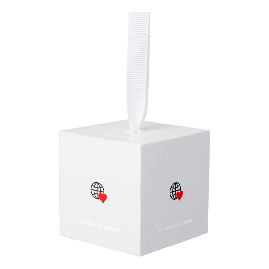 Charm toevoegen aan uw kerstboom decoratie (Voorkant hoekig)