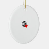 Charm toevoegen aan uw kerstboom keramisch ornament (Rechts)