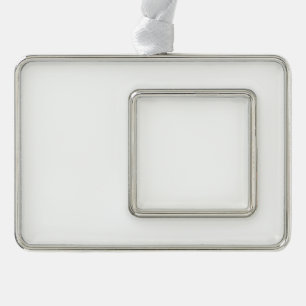 Charm toevoegen aan uw kerstboom verzilverd omlijst ornament